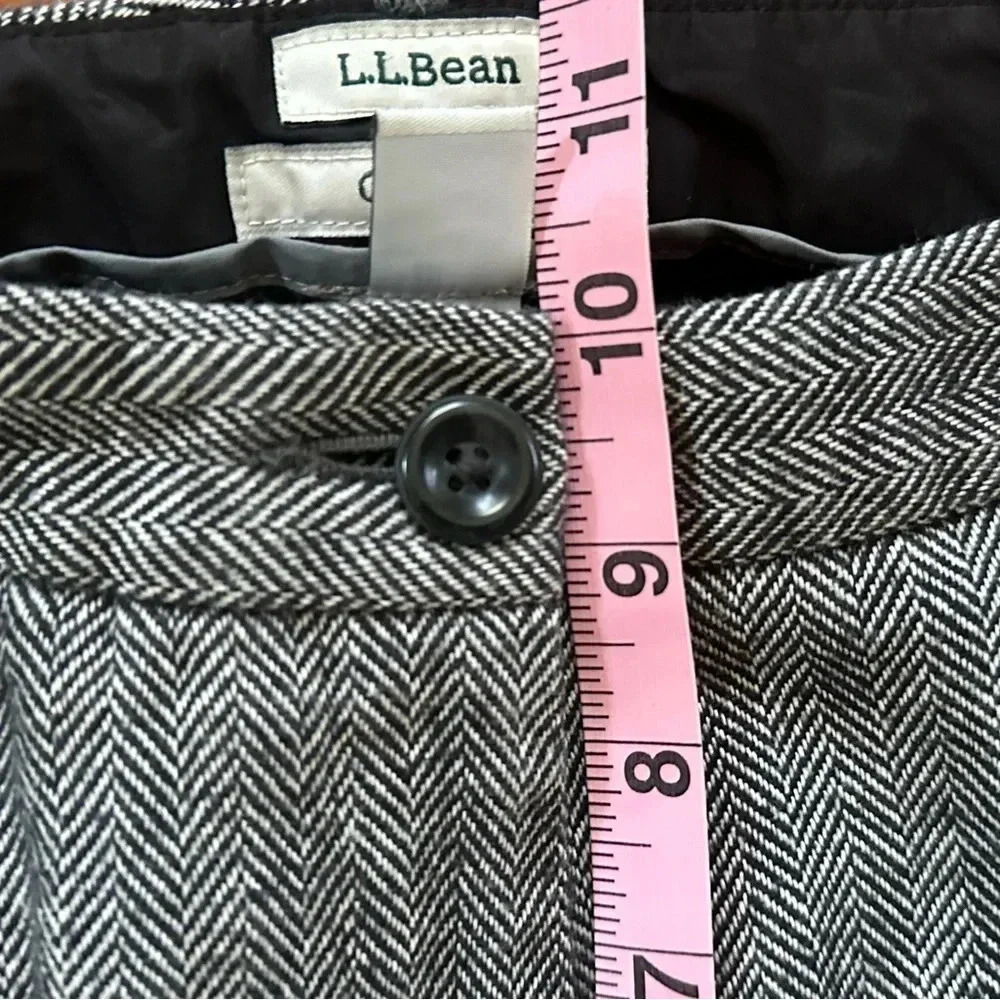 Vintage LL Bean Wool Herringbone Trousers – 8P - Picture 8 of 10